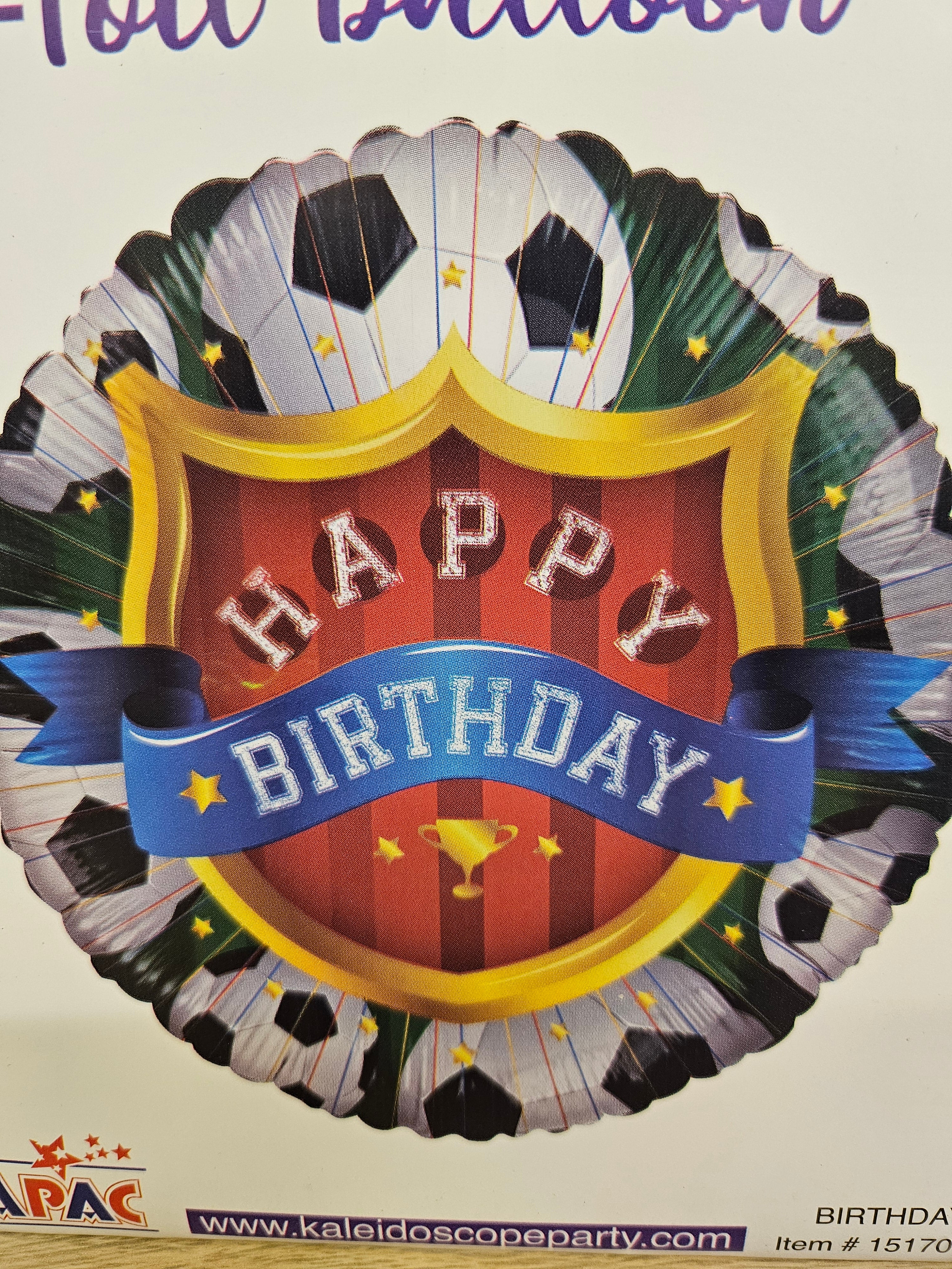 Football happy birthday