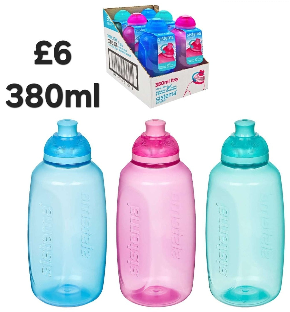 380ml plastic bottles