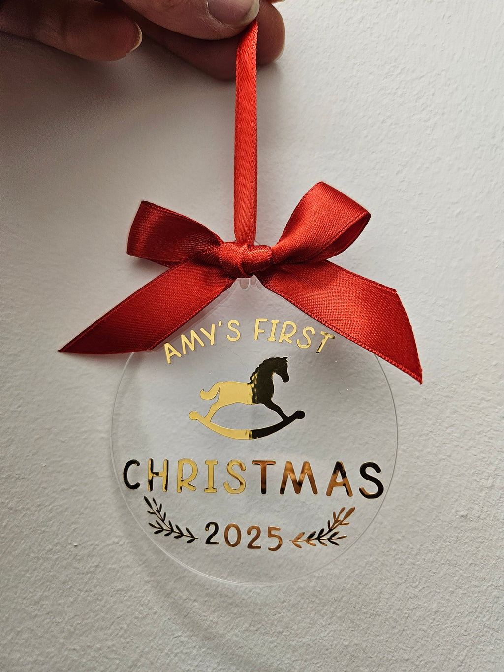 Personalised baubles