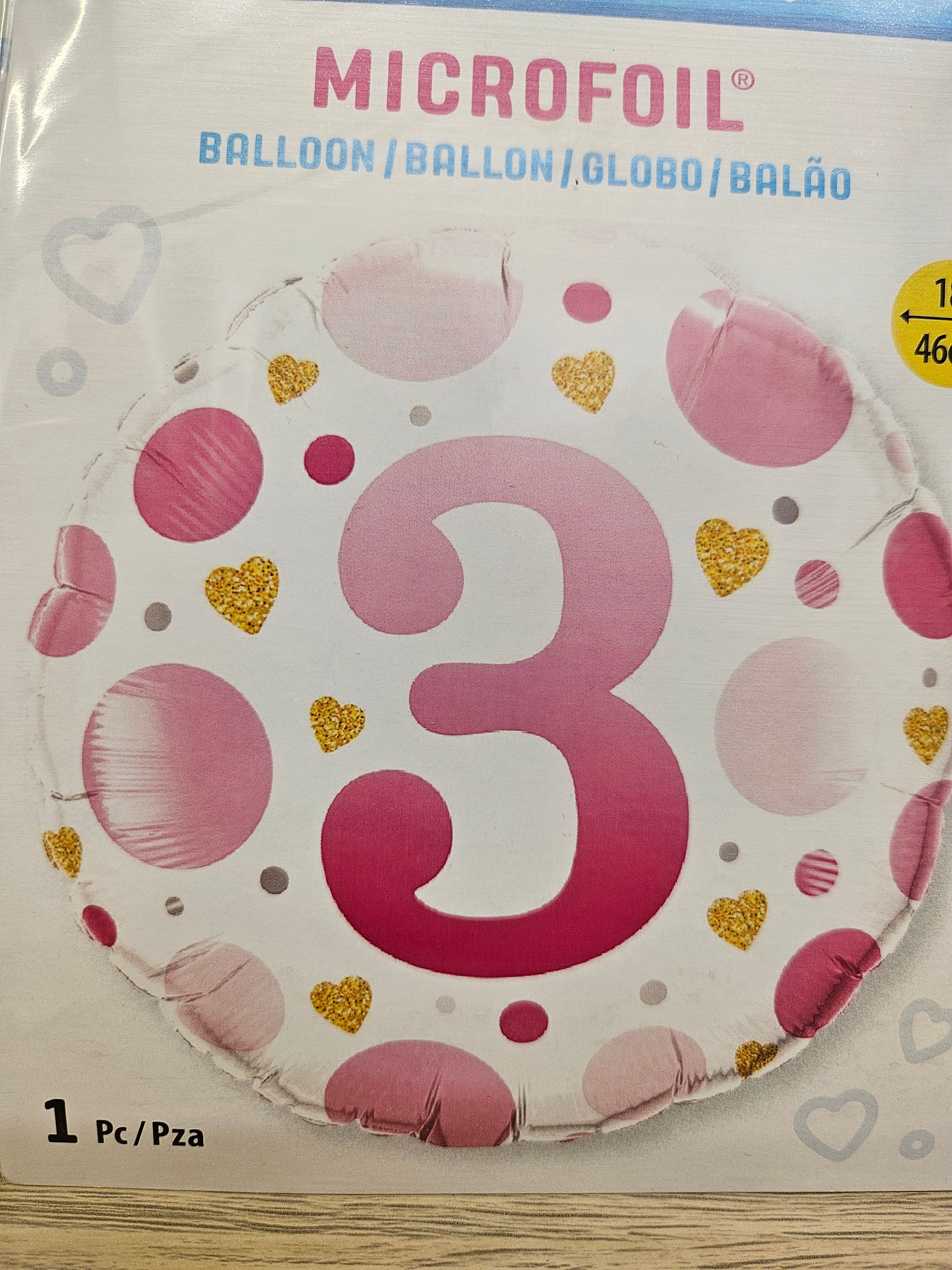3 pink