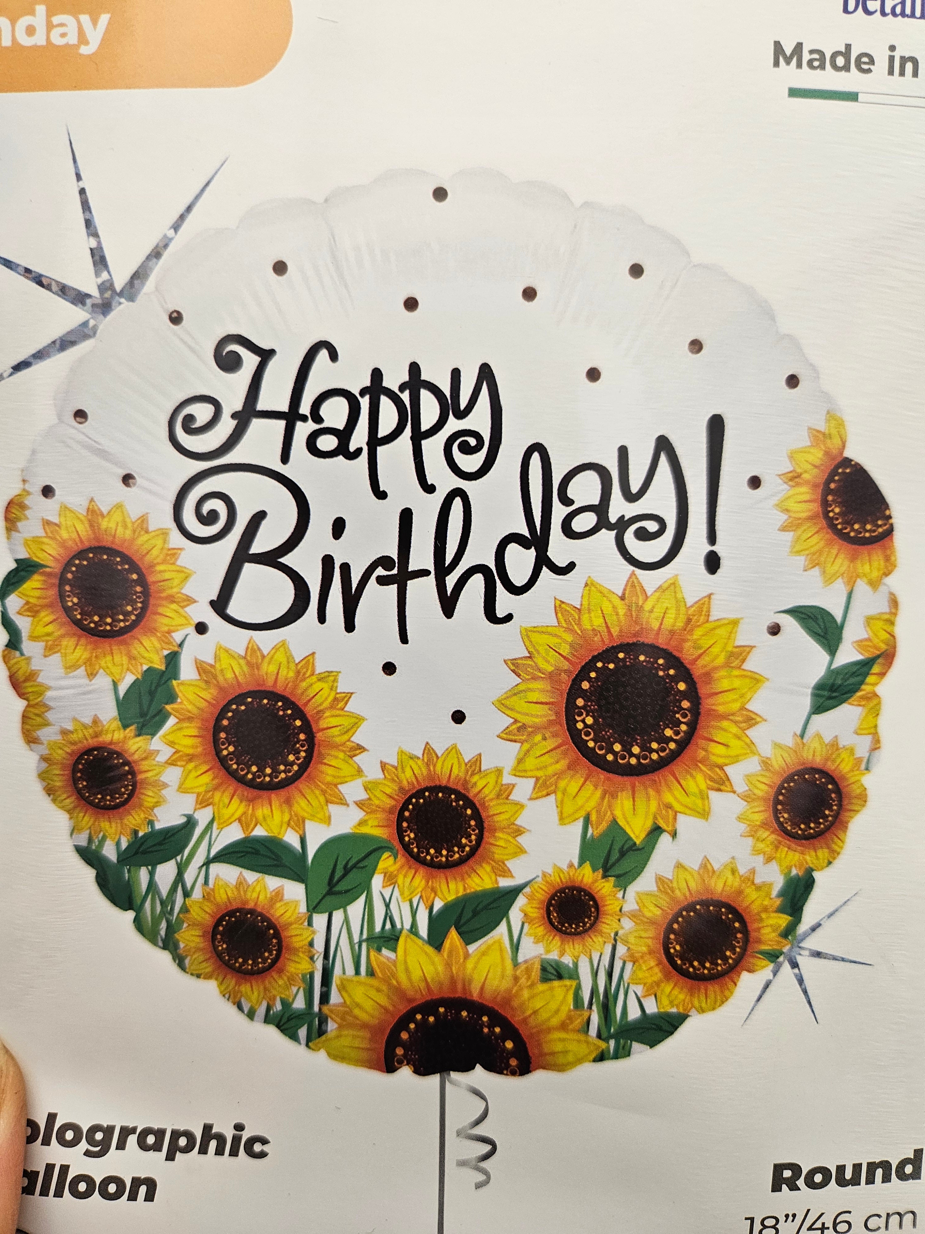 Sunflower happy birthday
