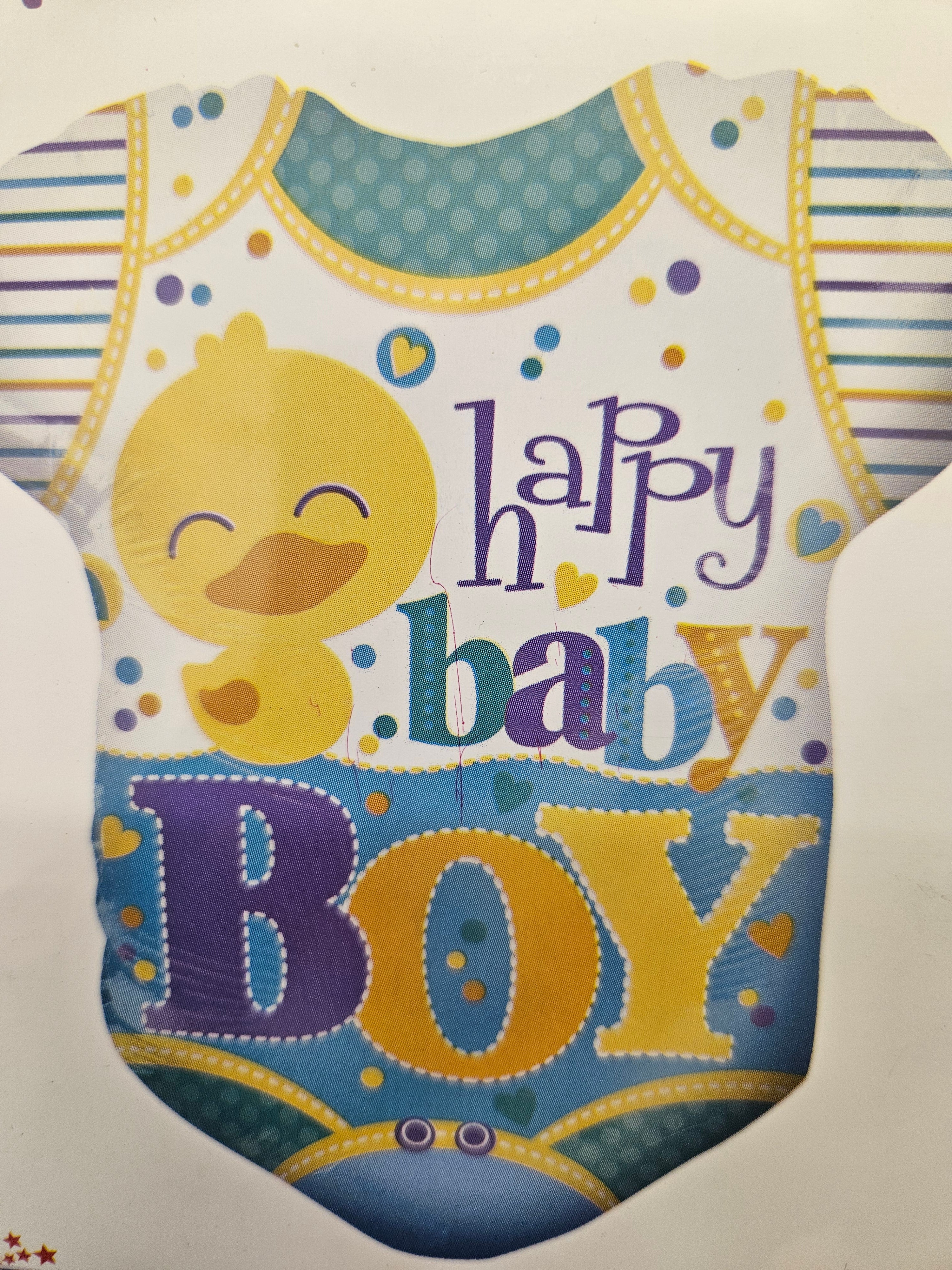 Baby boy - babygrow shape
