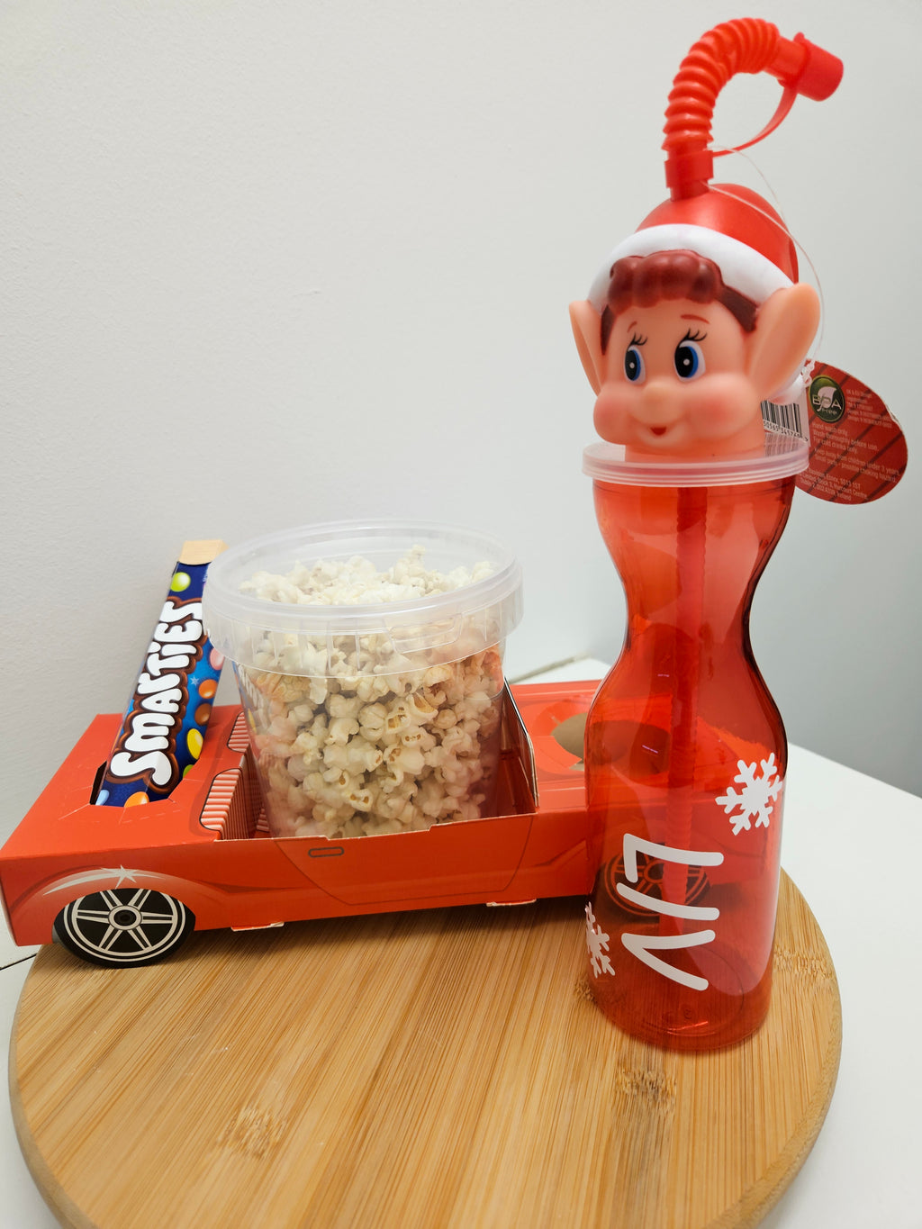 Christmas movie night snack box