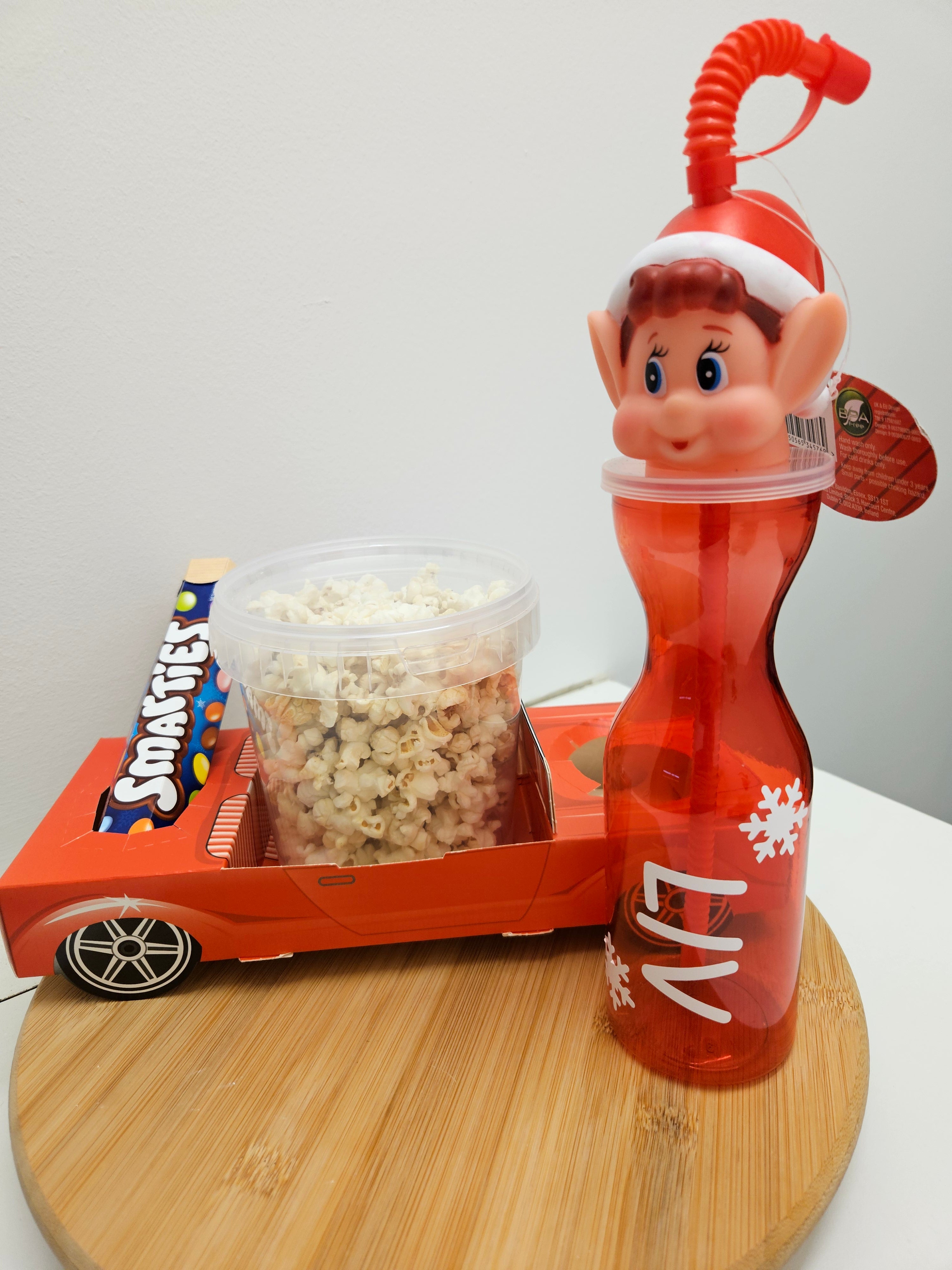 Christmas movie night snack box