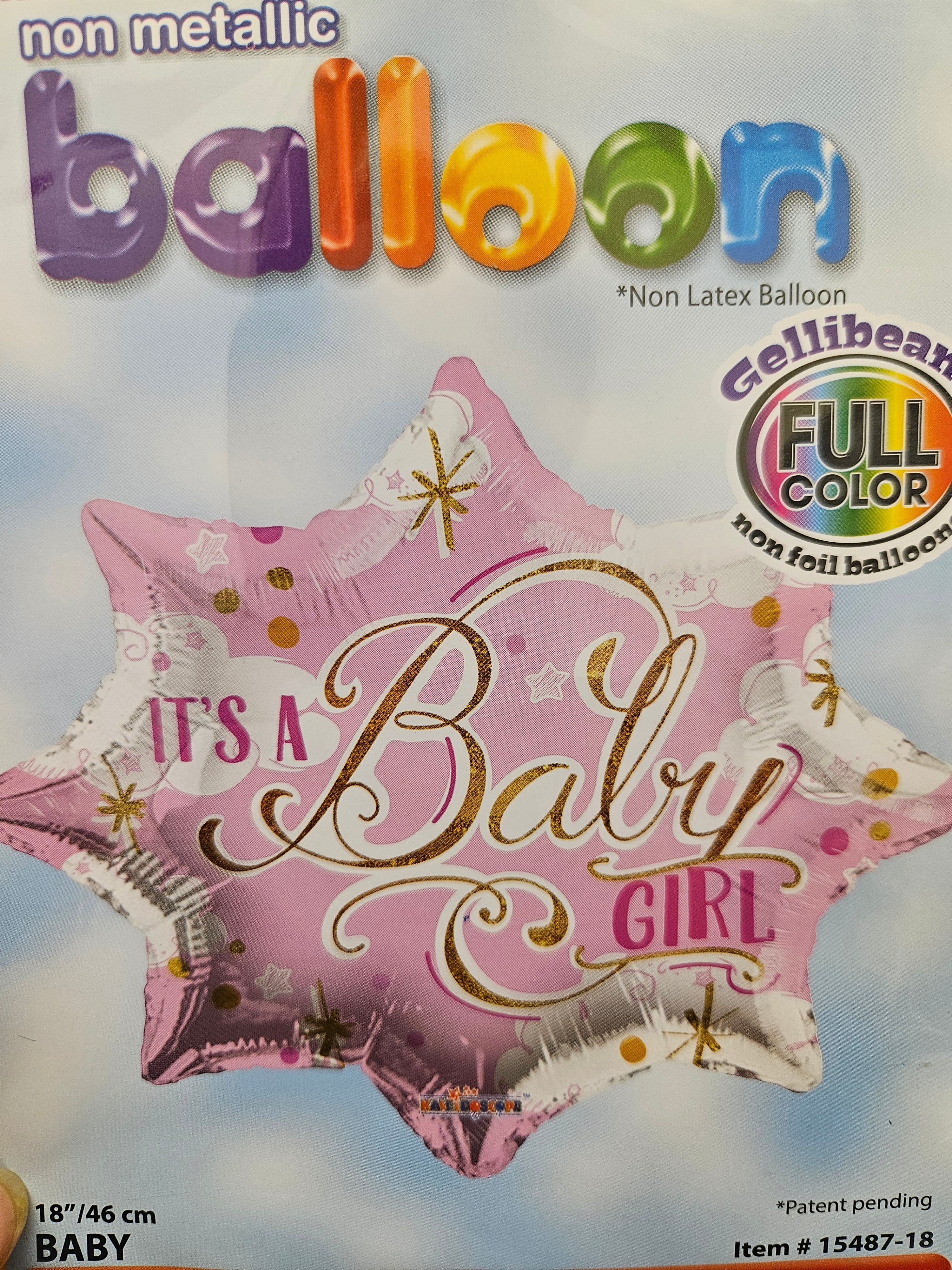 Baby girl - star burst shape