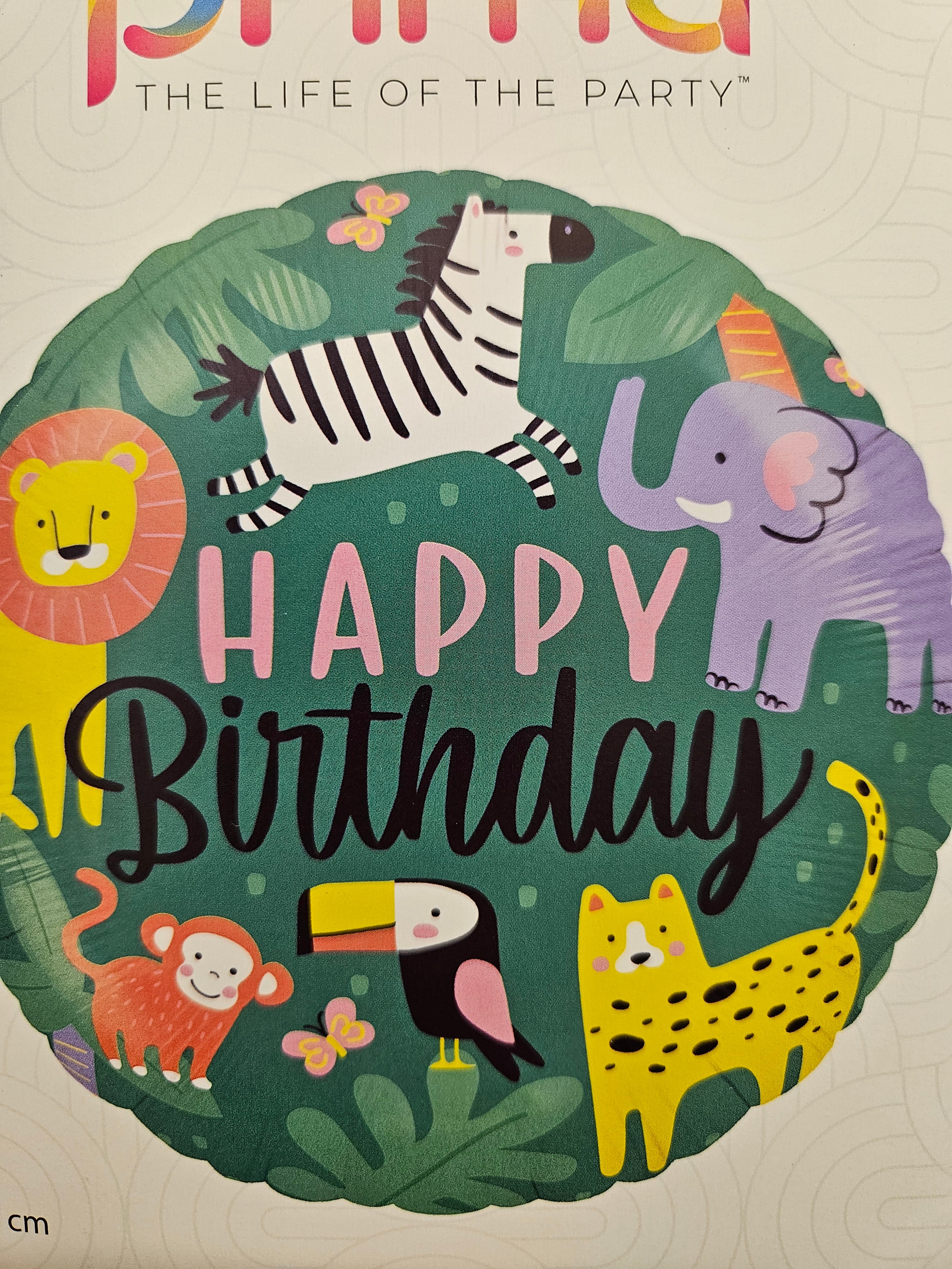 Animal happy birthday