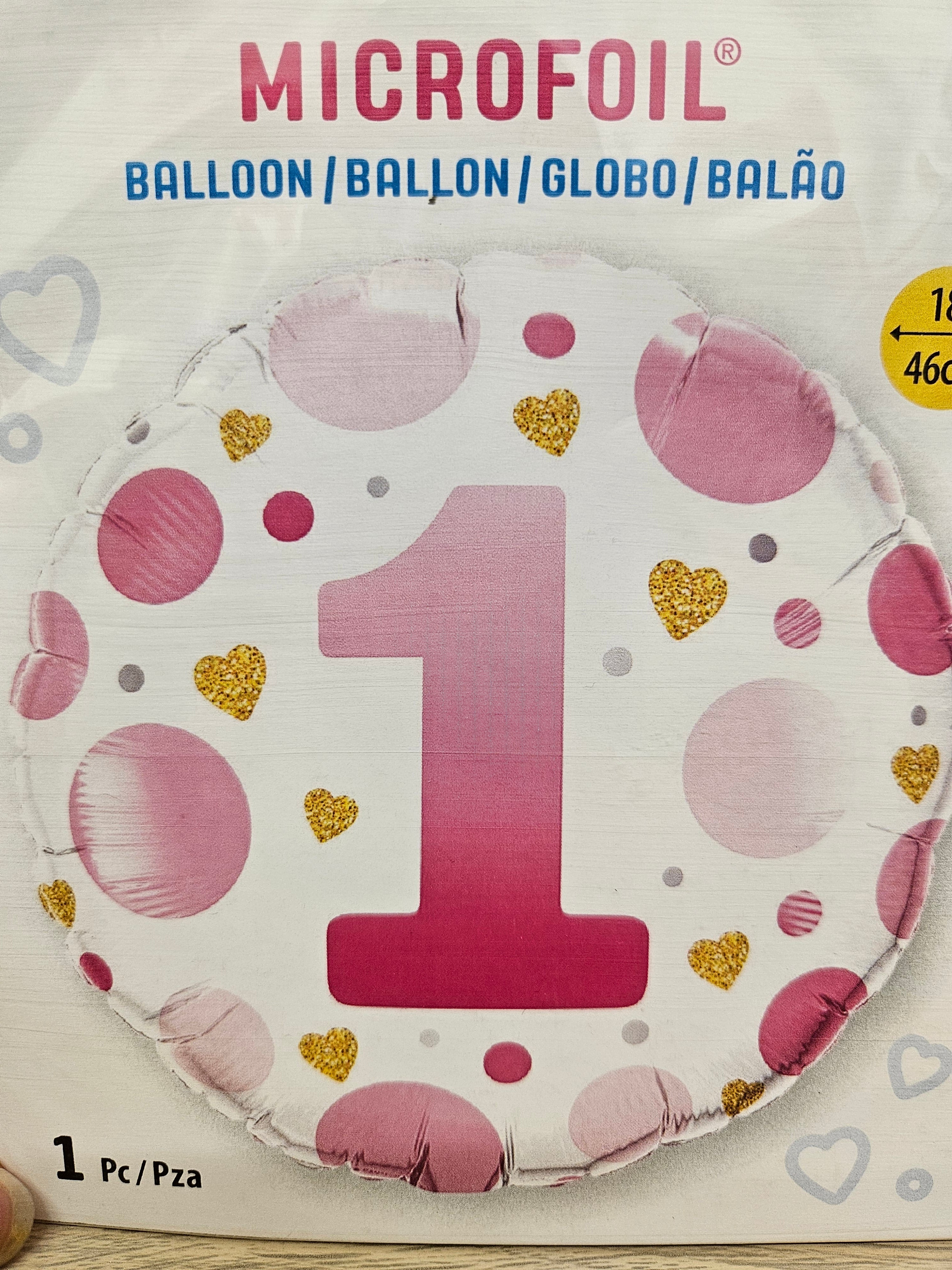1 pink